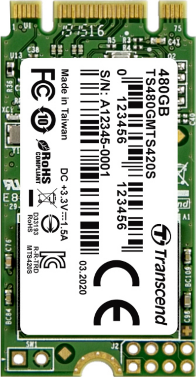 Transcend 420S SSD 480 GB (TS480GMTS420S)