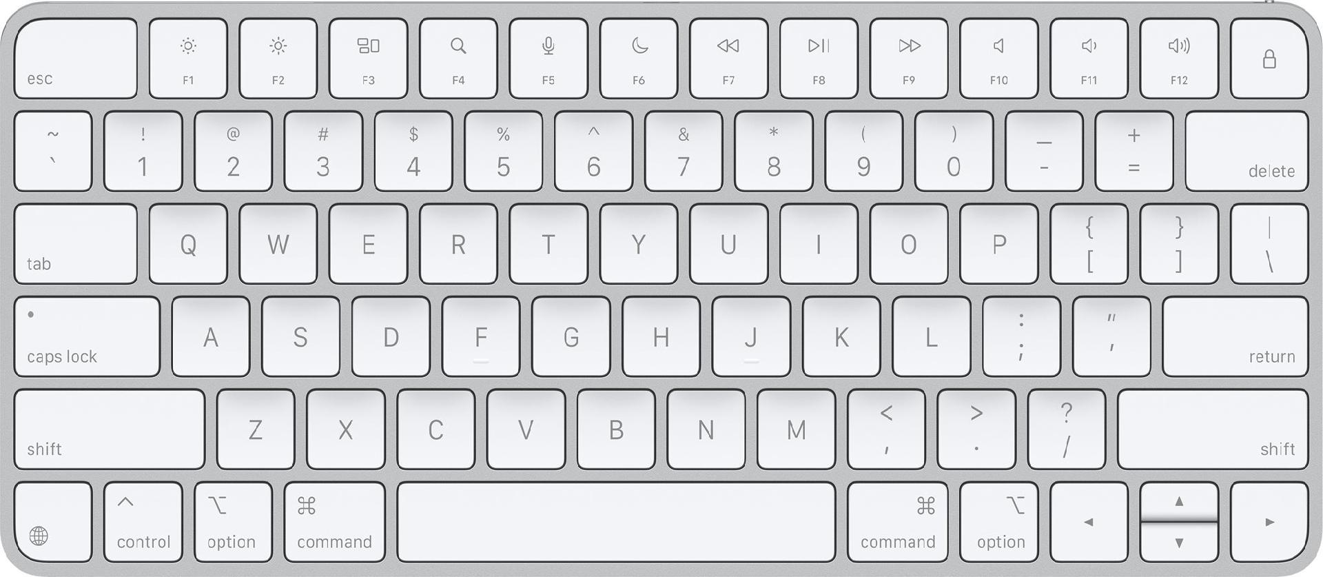 Apple Magic Keyboard MXCL3LB/A Bluetooth USB-C QWERTY US-Englisch Weiß