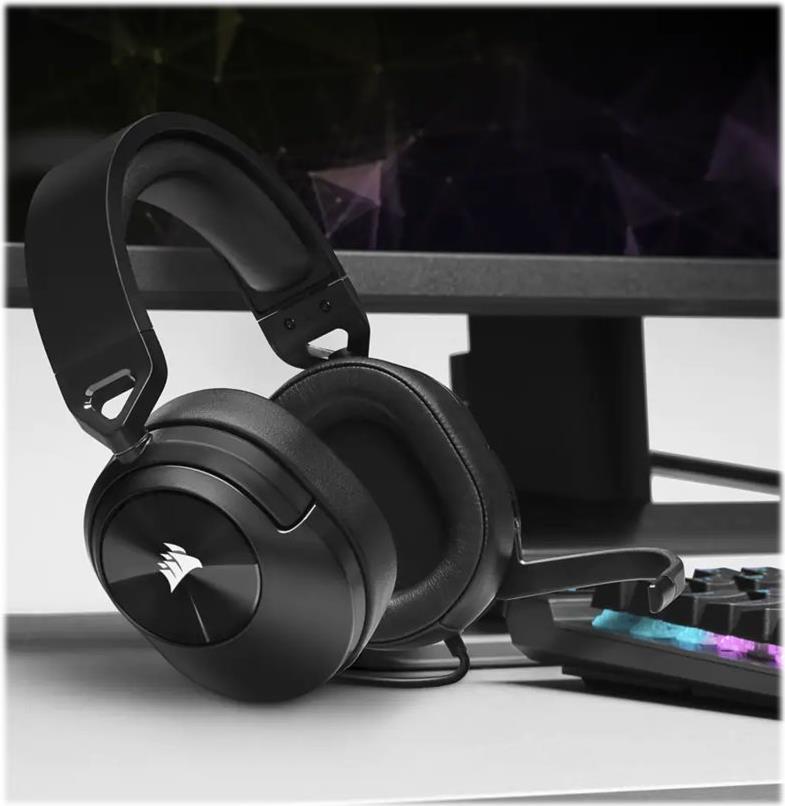 Corsair HS55 Stereo Gaming-Headset 3,5 mm Klinke Stereo Kohle