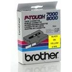 Brother TX611 Schwarz auf Gelb (TX-611)