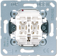 JUNG Doppel-Taster 535U5 10 AX 250VAC 2 Schliesser 535U5 (535U5)