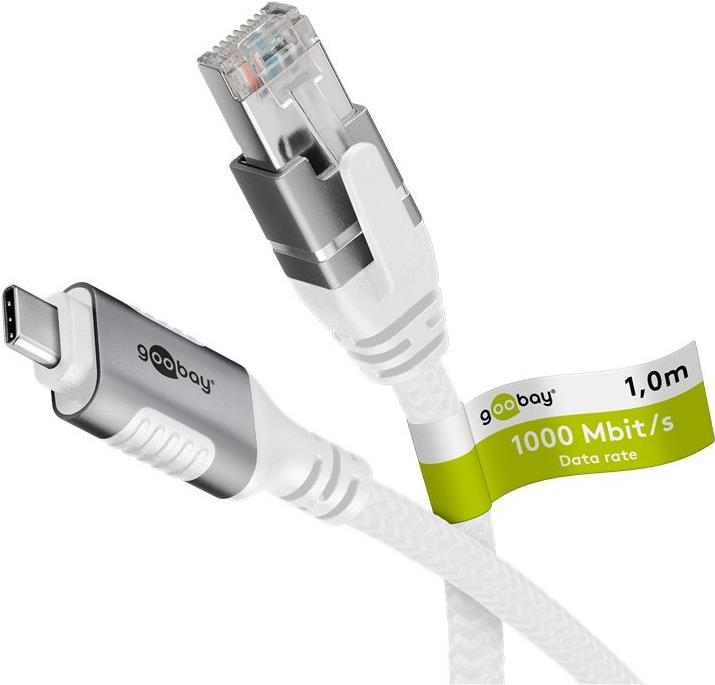 Goobay 74165 Netzwerkadapter Kabel USB 3.1 Typ C Gigabit Ethernet 1 m (74165)