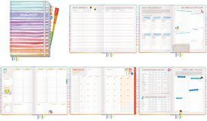 Häfft® Verlag Kita-Planer Color Stripes August 2026 - August 2027 bunt, 1 St. (11158-2)