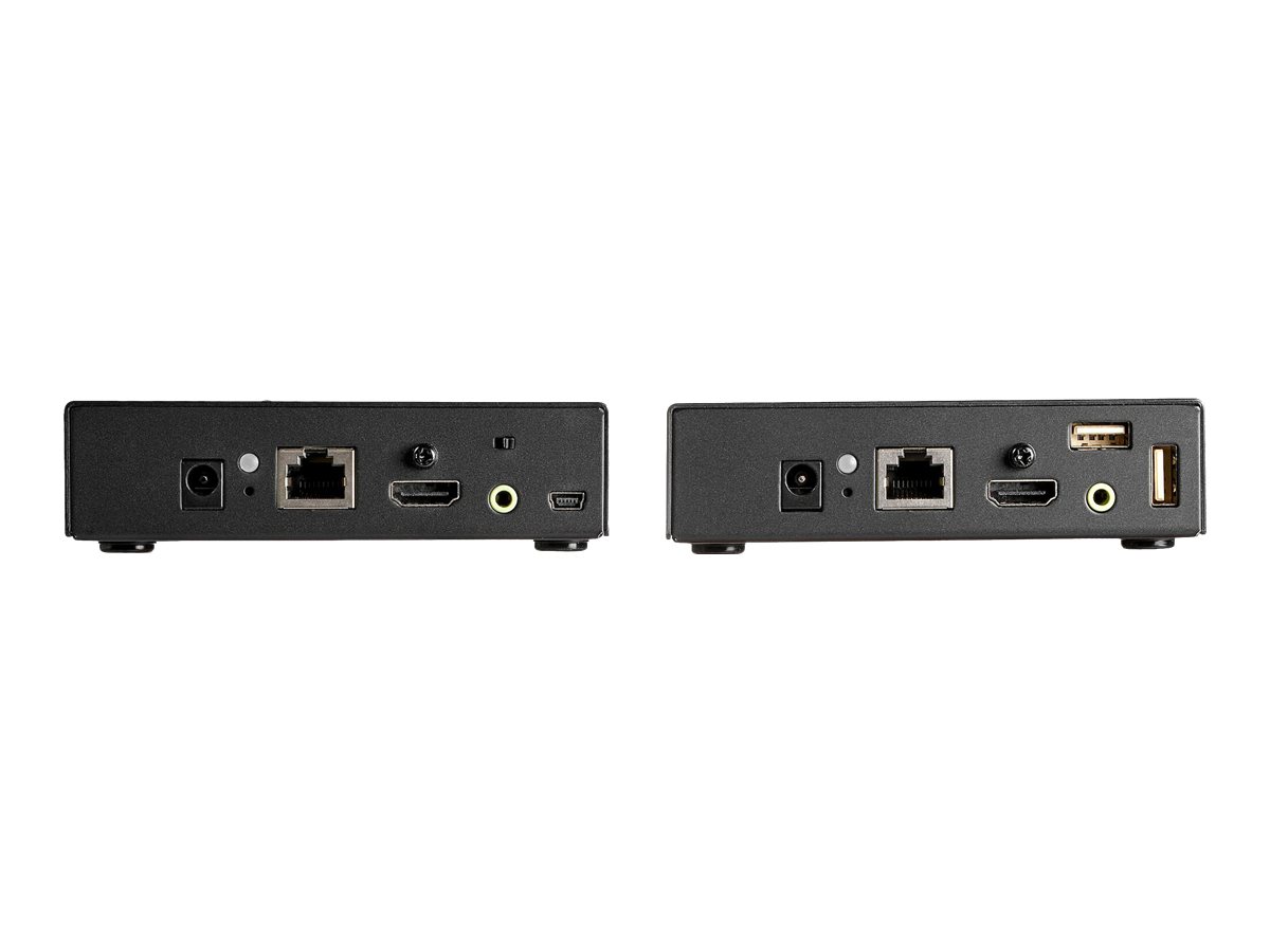 StarTech.com SV565HDIP 4K HDMI KVM-Extender über IP/CAT6, 4K 30 Hz, USB 2.0, Schwarz
