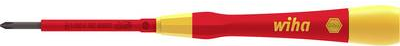 Wiha PicoFinish® electric Elektriker, VDE, Elektronik- u. Feinmechanik Kreuzschlitz-Schraubendreher PH 0 Klingenlänge: 65 mm (42378)