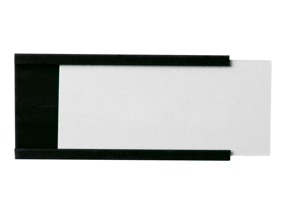 Legamaster Magnetische Etikettenträger 90x30 mm Schwarz
