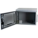 EFB-Elektronik 48,30cm (19") Wandgehäuse IP55, 9HE, Glastür, Tiefe 450 mm, RAL7035 Hersteller: EFB Elektronik (691709IP55.1G)