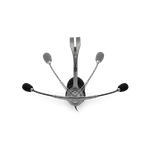 Logitech H111 Stereo Headset Kopfhörer Kabelgebunden Kopfband Büro/Callcenter Grau (981-000612)