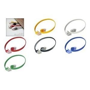 shiverpeaks BASIC-S U/UTP Flach-Patchkabel, Kat.6, 7,5 m blau, 2 x RJ 45 Stecker, Mantel aus PVC, vergoldete Kontakte - 1 Stück (SP717-SLB)