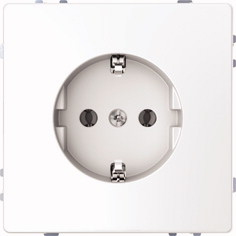 Merten MEG2301-6035. Produktfarbe: Weiß, Material: Thermoplast. Eingangsspannung: 250 V, Stromstärke (maximal): 16 A. Anzahl enthaltener Produkte: 1 Stück(e) (MEG2301-6035)