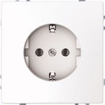 Merten MEG2301-6035. Produktfarbe: Weiß, Material: Thermoplast. Eingangsspannung: 250 V, Stromstärke (maximal): 16 A. Anzahl enthaltener Produkte: 1 Stück(e) (MEG2301-6035)