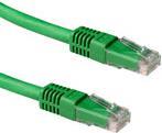 ACT Green 0.5 meter LSZH U/UTP CAT6A patch cable with RJ45 connectors. Cat6a u/utp lszh green 0.50m (IB1400)