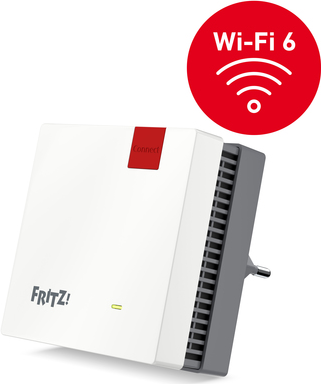 AVM FRITZ! Repeater 1200 AX - Wi-Fi-Range-Extender - GigE - Wi-Fi 6 - 2,4 GHz, 5 GHz (20002974)