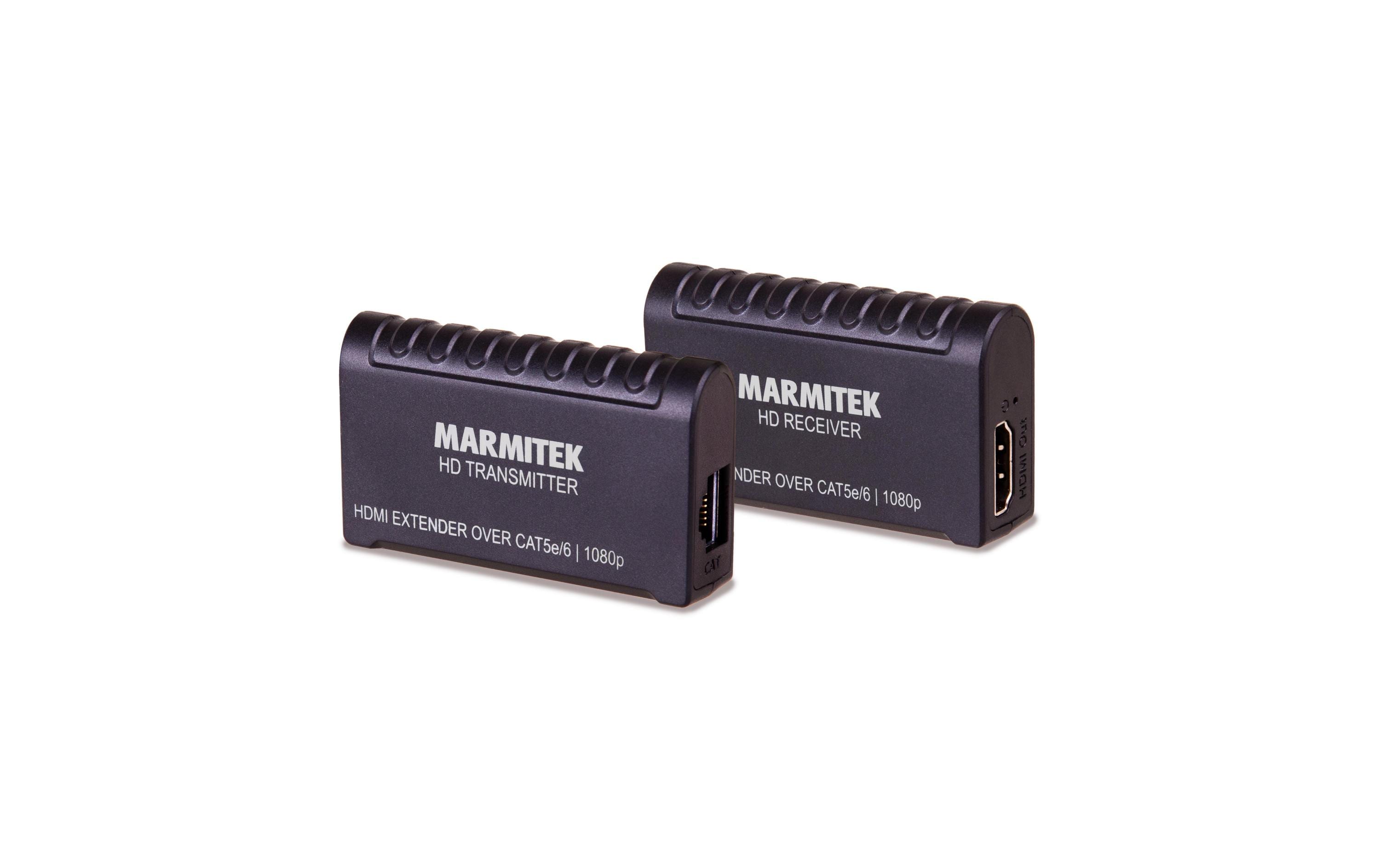 Marmitek MegaView 63 HDMI Extender Kabelgebunden Schwarz