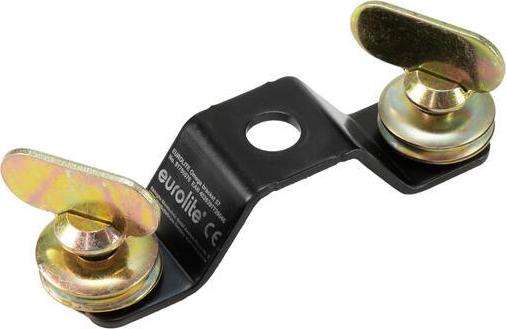 EUROLITE Omega-Bügel 57 Montagehalterung für Moving Heads, 3 mm Stahl, 11 x 3 x 4,7 cm