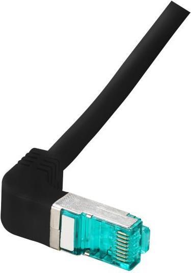 EFB-Elektronik RJ45 Patchkabel Cat.6A S/FTP LSZH 1x90° schwarz 0,5m Hersteller: EFB Elektronik (MK6001W.0,5B)