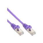 InLine® Patchkabel, SF/UTP, Cat.5e, purple, 0,3m (72533P)
