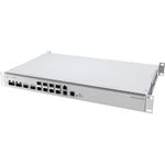 MikroTik Cloud Router Switch CRS812-8DS-2DQ-2DDQ-RM, 2x 10GB RJ45, 8x 50G SFP56, 2x 200G QSFP56, 2x 400G QSFP56-DD, Rackmount (CRS812-8DS-2DQ-2DDQ-RM)