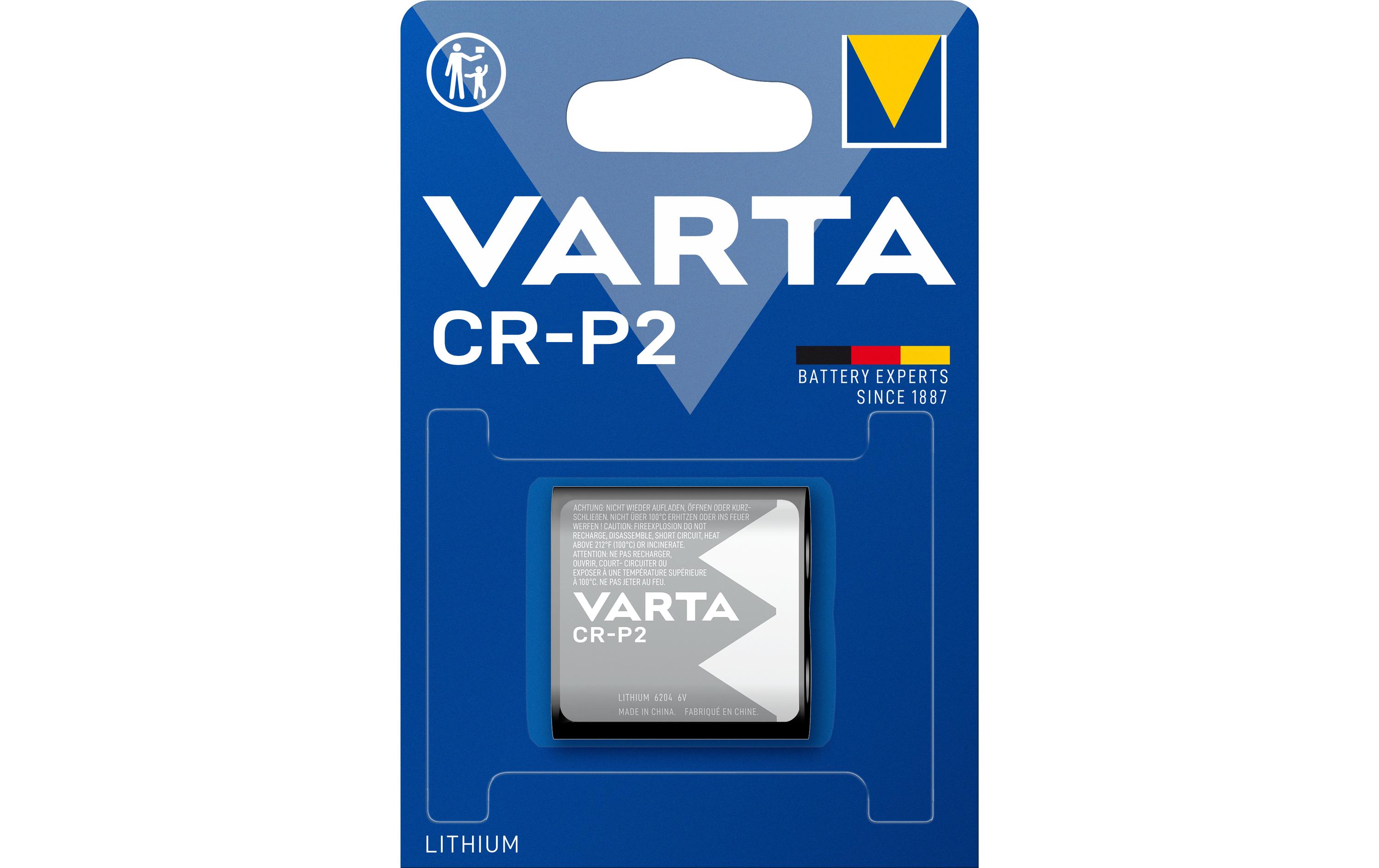 Varta CR-P2 6 V 1600 mAh Schwarz