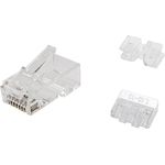 Equip Cat.6A RJ45 Stecker, 100 Stück pro Packung. Stecker: RJ-45, Produktfarbe: Transparent, Steckerverbindergeschlecht: Männlich. Gewicht: 1,6 g, Breite: 22,4 mm, Tiefe: 11,7 mm. Menge pro Packung: 100 Stück(e). Verpackungsbreite: 275 mm, Verpackungstiefe: 175 mm, Verpackungshöhe: 70 mm. Ursprungsland: China, Breite des Versandkartons: 430 mm, Länge des Versandkartons: 360 mm (121146)