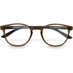 Hama 00096235 Modische Brille Unisex Oval Vollrand Braun (00096235)