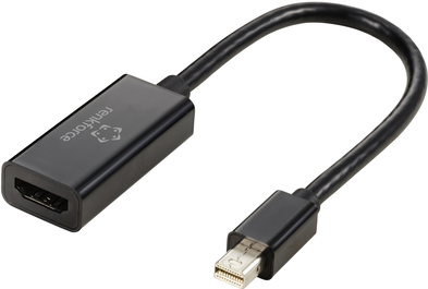 Renkforce Mini-DisplayPort Adapterkabel HDMI-A Buchse 0.55 m Schwarz RF-5947252 vergoldete Steckkontakte DisplayPort-Kabel (RF-5947252)