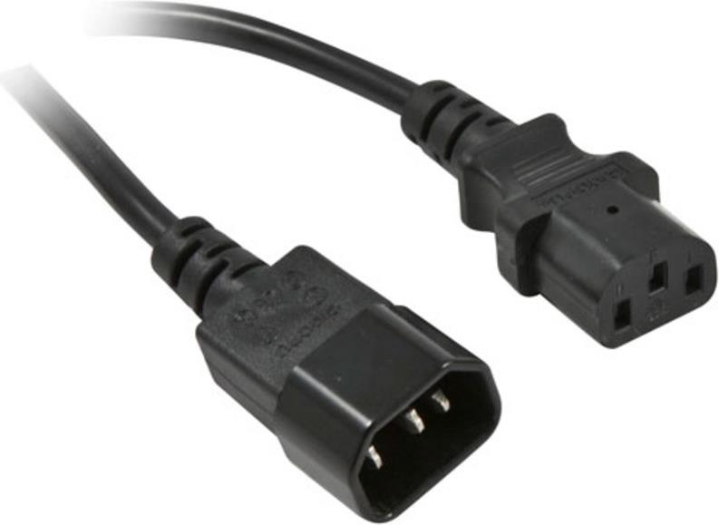Synergy 21 1m - C14/C13 1m C14-Koppler C13-Koppler Schwarz Stromkabel (S215388)