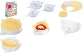 metaltex Ravioli- und Maultaschenformer, 3er Set, weiß Material: PP, 3 Größen: 90, 120 und 150 mm Durchmesser, - 1 Stück (252340084)