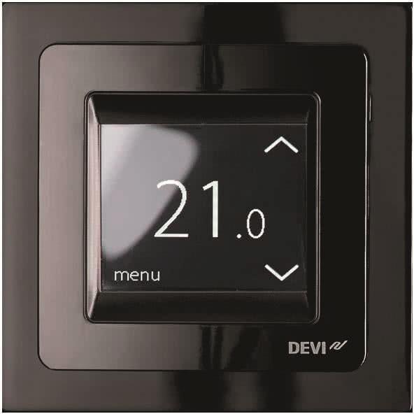 Uhren-Thermostat reg Touch schwarz als Ersatzteil (140F1069)