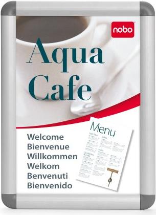 Nobo Plakatrahmen A1 Eloxiertes Aluminium Silber