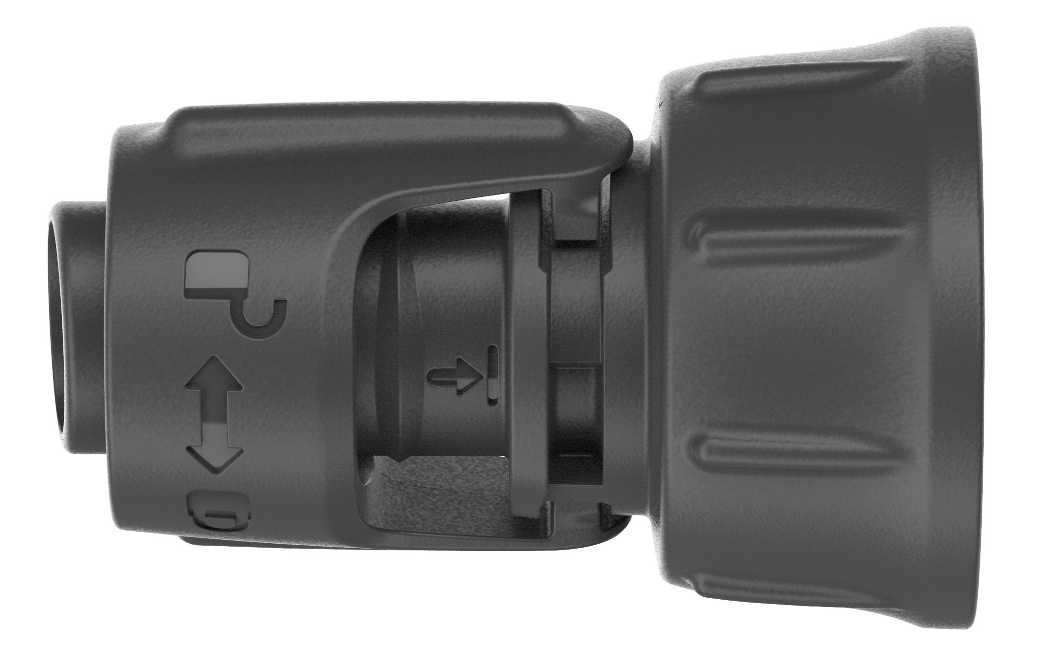 Gardena 13222-20 Hahnanschluss 1/2" Kunststoff Schwarz