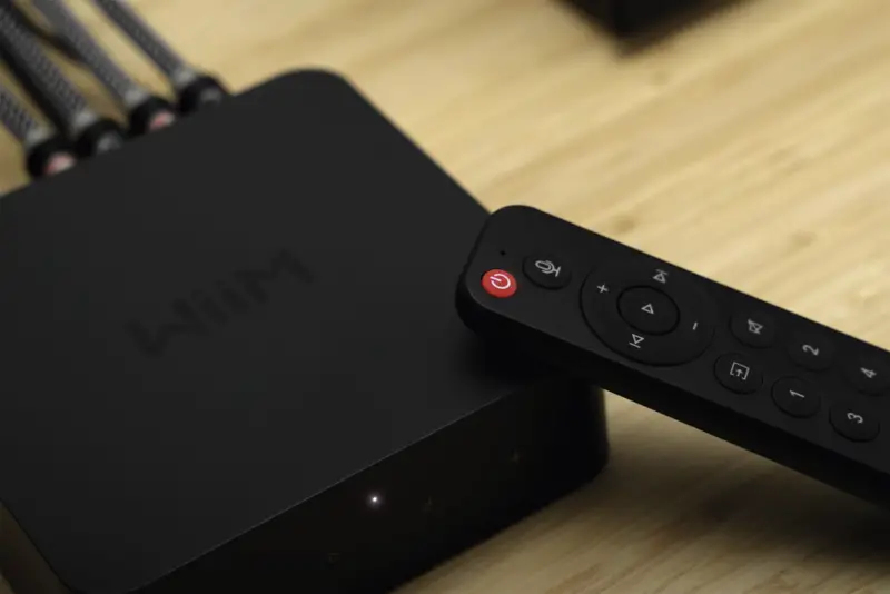 WiiM Voice Remote LPWIR Sprachfernbedienung für WiiM Mini/Pro IR Wireless Schwarz