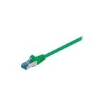 Wentronic Goobay CAT 6a Patchkabel, S/FTP (PiMF), Grün, 1 m - LSZH halogenfrei, Kupfer (93681)