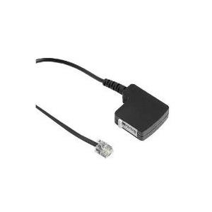 Hama - Telefonadapter - RJ-11 (M) bis TAE-F (W) - 0.2 m