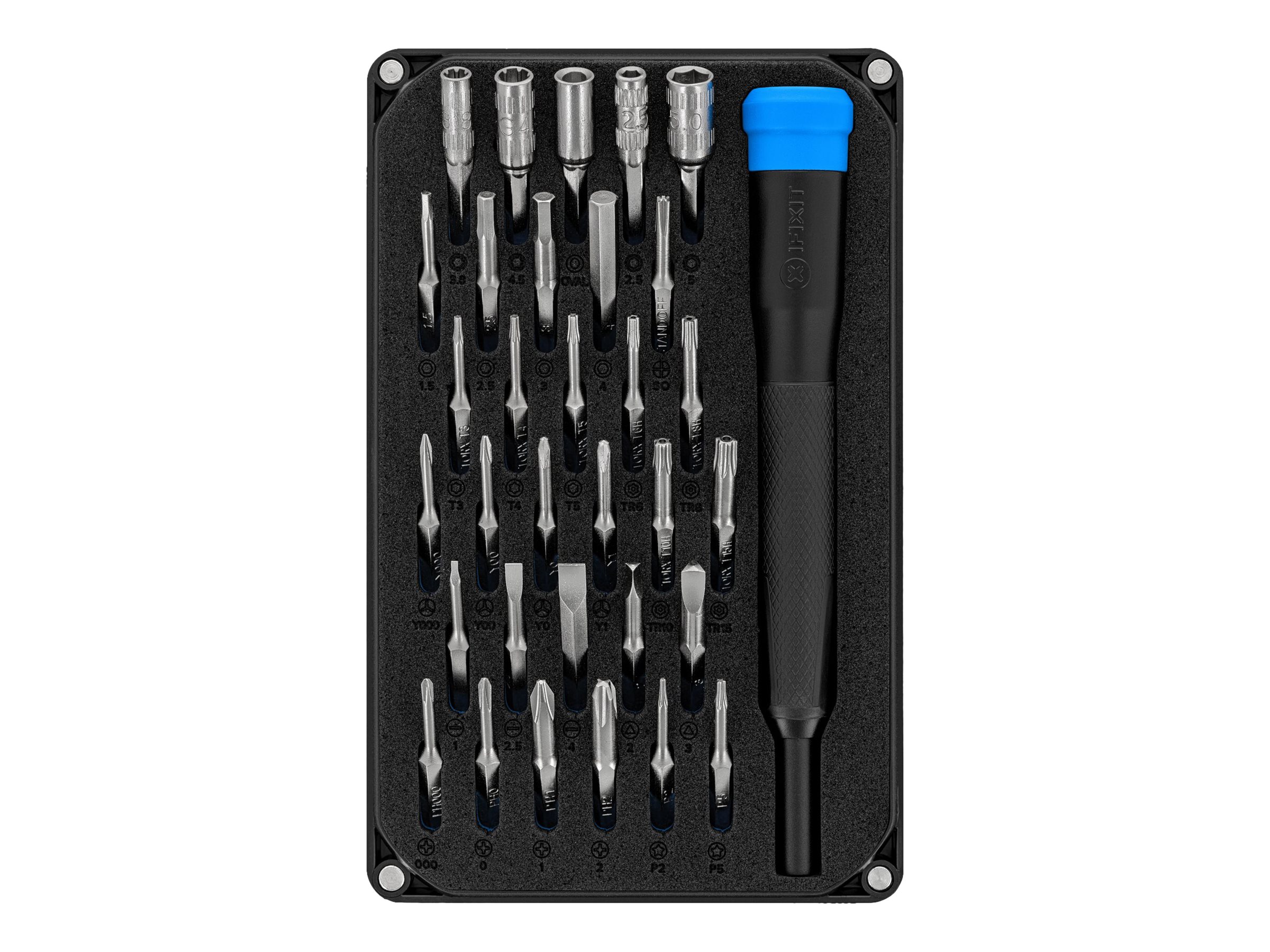 iFixit Moray Precision Bit Set 33-teilig Schwarz, Blau