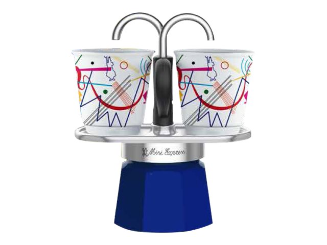 Bialetti Mini Express Kandinsky 90 ml Blau