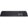 Logitech MX Keys S - Tastatur - hinterleuchtet - kabellos - Bluetooth LE - QWERTY - US International - Tastenschalter: Scissor-Key - Graphite - mit Palm Rest