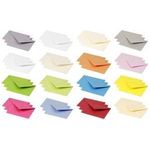 Pollen by Clairefontaine Briefumschlag Mini, gold 120 g/qm, Maße: 75 x 100 mm, pH-neutrales Papier, säurefrei - 1 Stück (54080C)