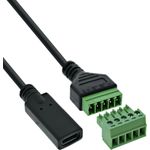 InLine USB-C Buchse an Terminalblock (92504F)