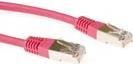 ACT Red 2 meter LSZH SFTP CAT6 patch cable with RJ45 connectors. Cat6 s/ftp lszh red 2.00m (FB9502)