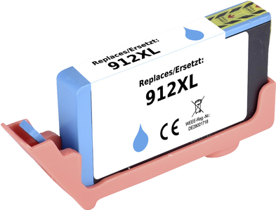 Renkforce Tinte ersetzt HP 912 XL (3YL81AE) Kompatibel Cyan RF-I-HP912XLC RF-5718846 (RF-5718846)