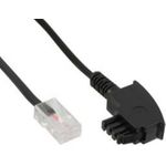 InLine® TAE-F Kabel für DSL-Router, TAE-F Stecker an RJ45 8P2C, 25m (18525)