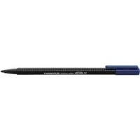 STAEDTLER Fasermaler triplus color, dreieckig, blau Minenstärke: 1,0 mm, drucksichere Spitze, DRY-SAFE (323-3)