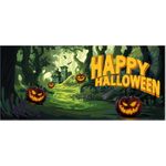 EUROPALMS Halloween Banner, Geisterwald, 400x180cm (80164204)