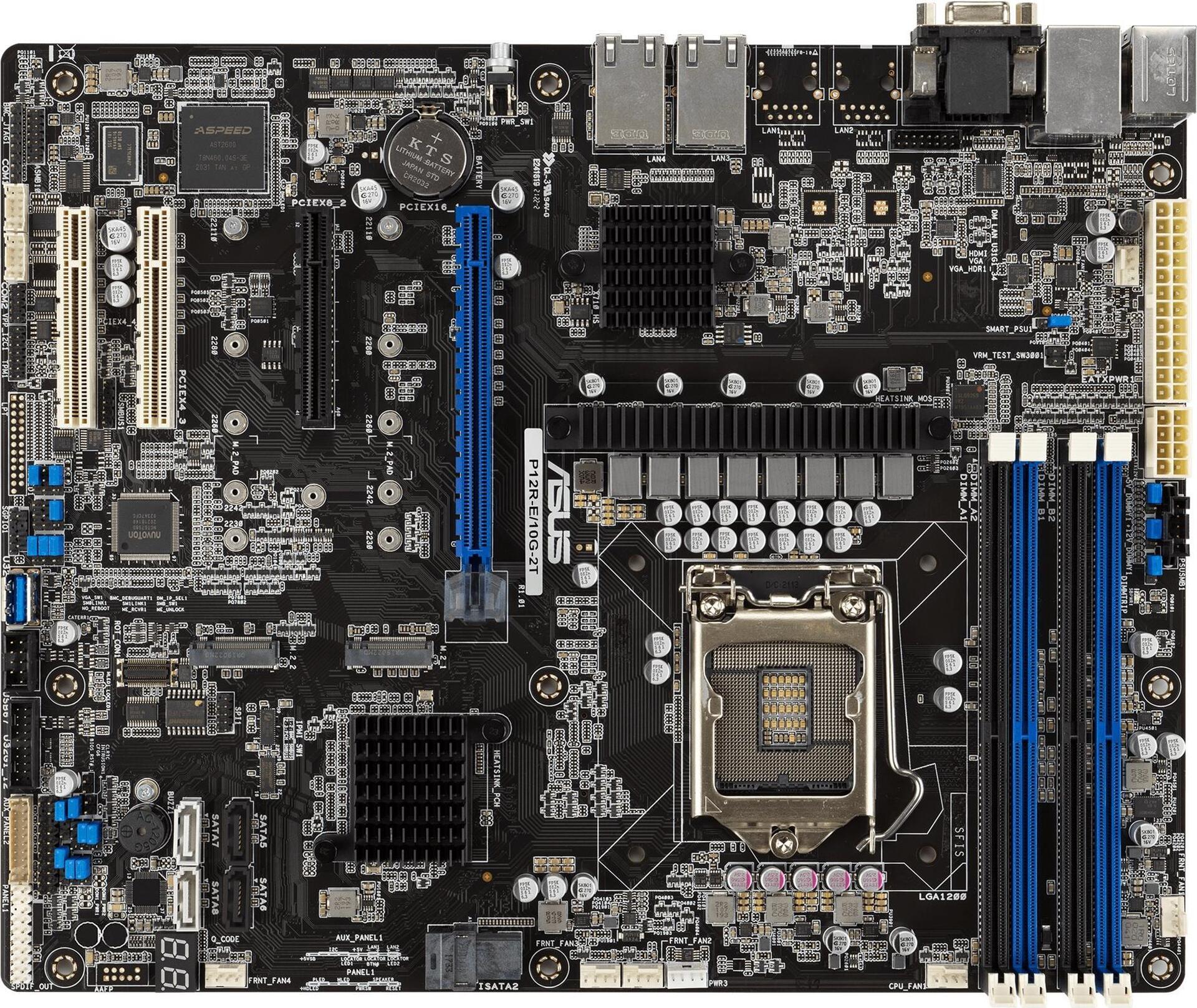 ASUS P12R-E/10G-2T Motherboard (90SB0AI0-M1UAY0)