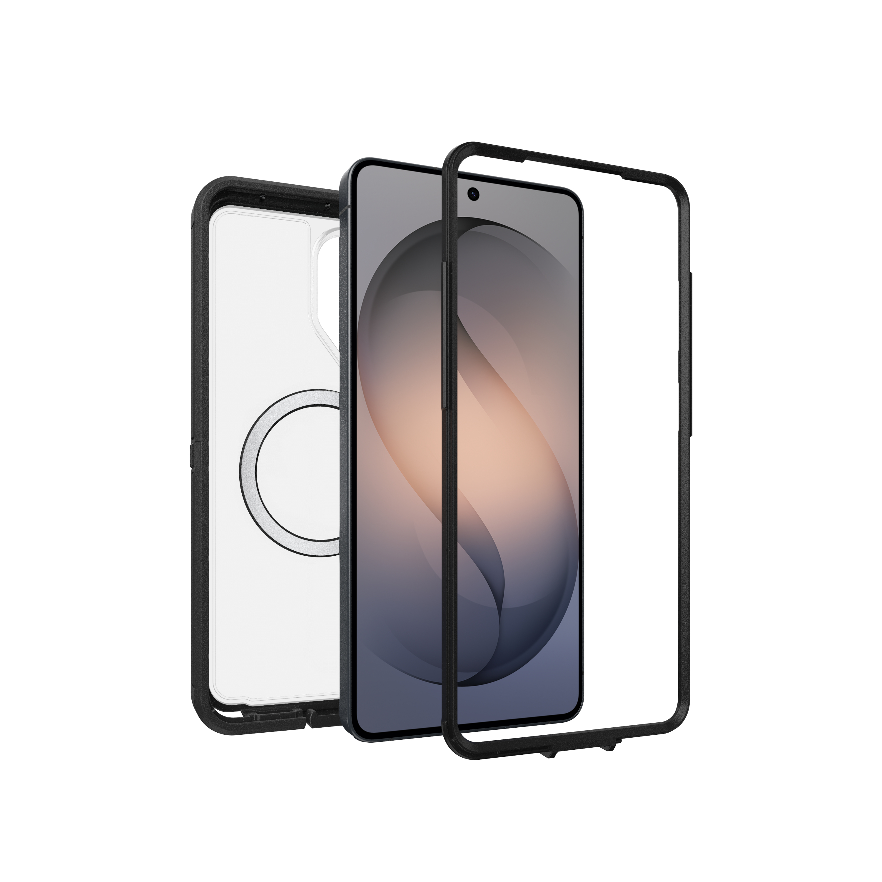 OtterBox Defender Pro XT Clear Schutzhülle Samsung Galaxy S26 Ultra Schwarz, Transparent