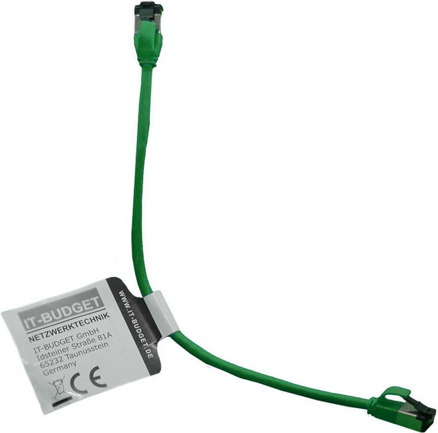 IT-BUDGET Vollkupfer Premium Patchkabel (90ITBSLIM81PK025GR)
