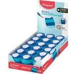 Maped Spitzdose KIDY learn CONCENTRATION, 18er Display aus Kunststoff, mit Auffangdose, Kunststoff-Spitzereinsatz, - 18 Stück (014301)