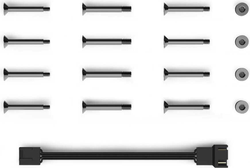 Alphacool Apex Stealth Metall 12 cm Lüfter 400–2000 RPM Chrom