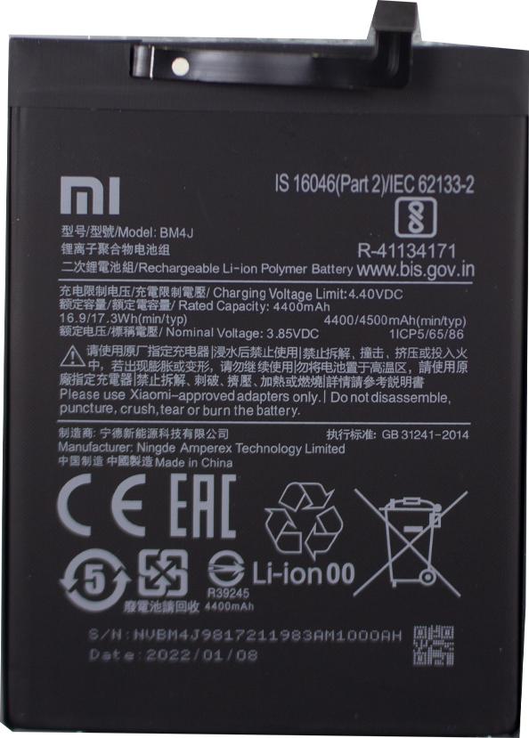 Xiaomi Li-Ionen Akku BM4J für Xiaomi Redmi Note 8 Pro (46BM4JA030H8)
